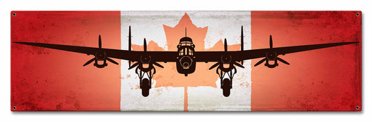 Planes Lancaster Canadian Flag