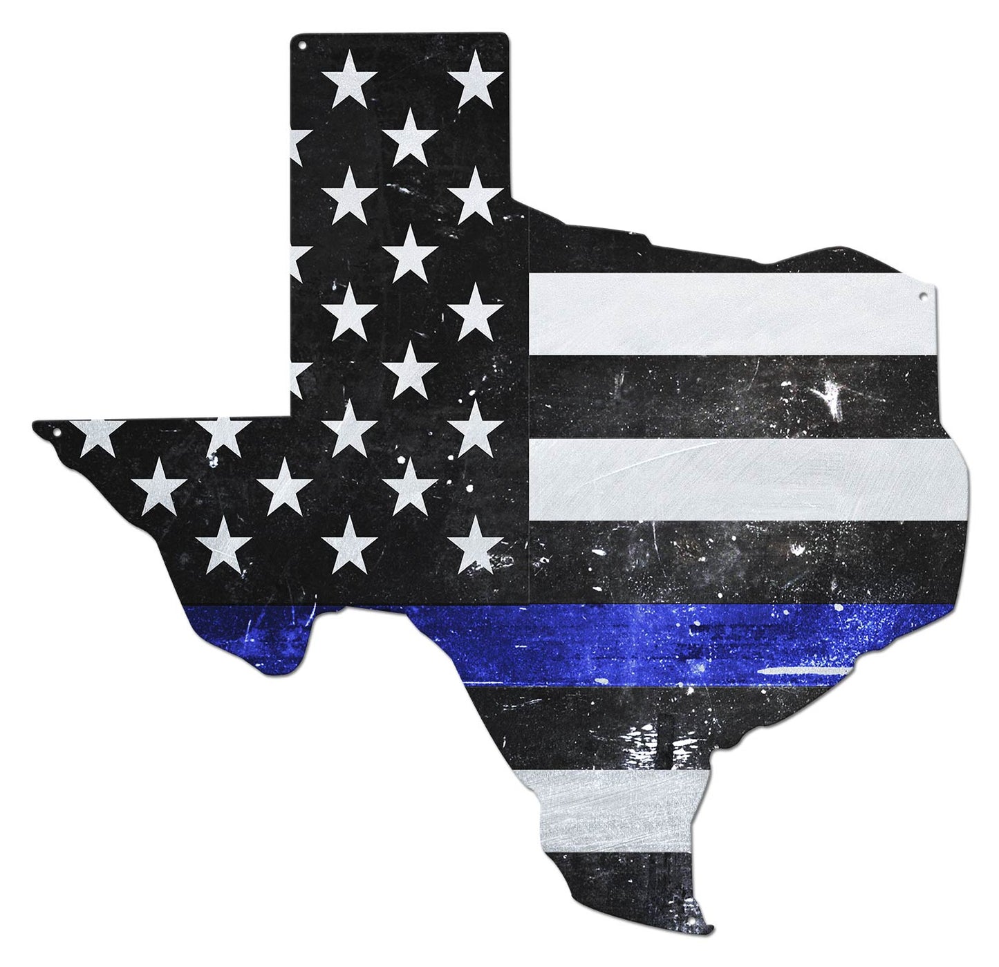 Texas Thin Blue Line American Flag