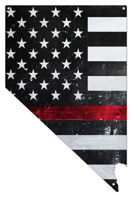 Nevada Thin Red Line American Flag
