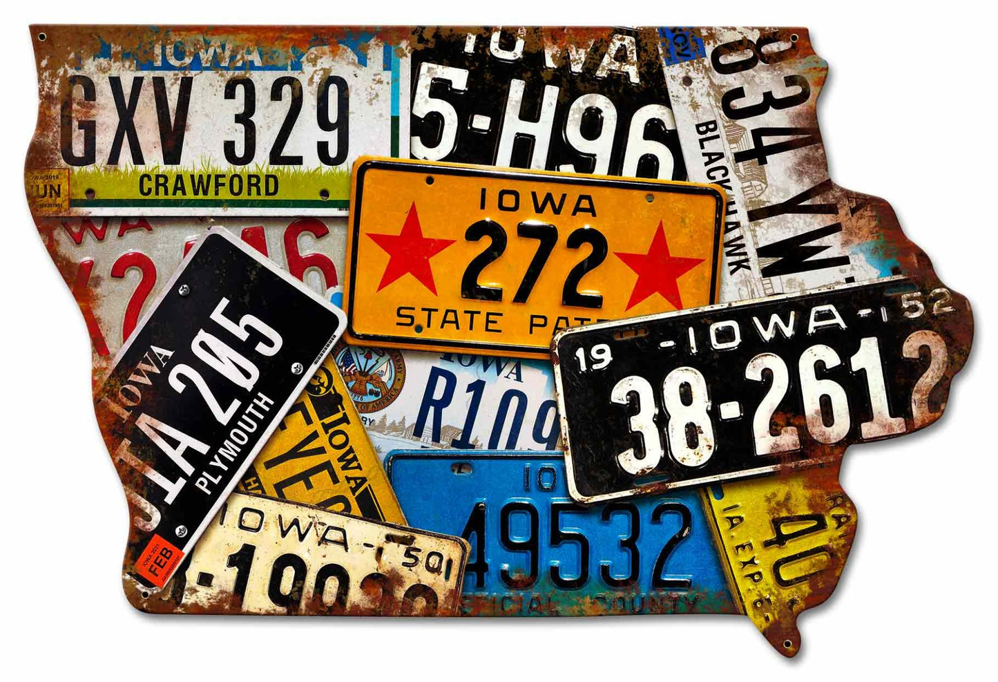 Iowa License Plates
