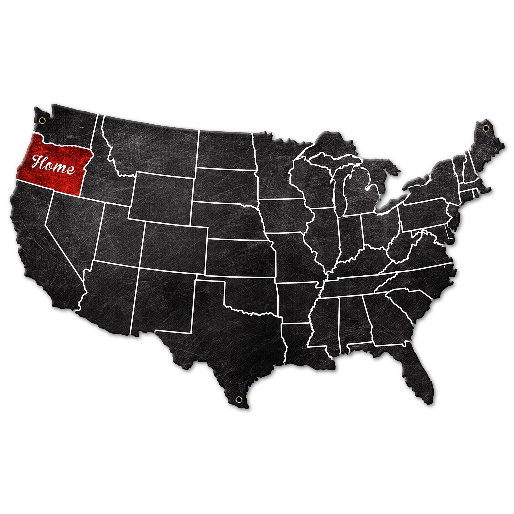 Home Oregon 18 X 11 vintage metal sign