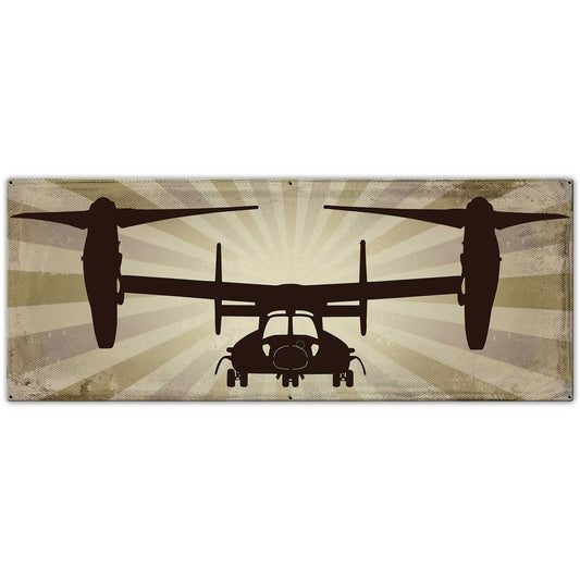 V-22 Osprey Metal Sign 48in X 20in