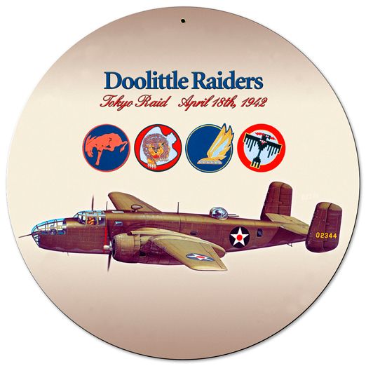 Doolittle Raiders Vintage Sign
