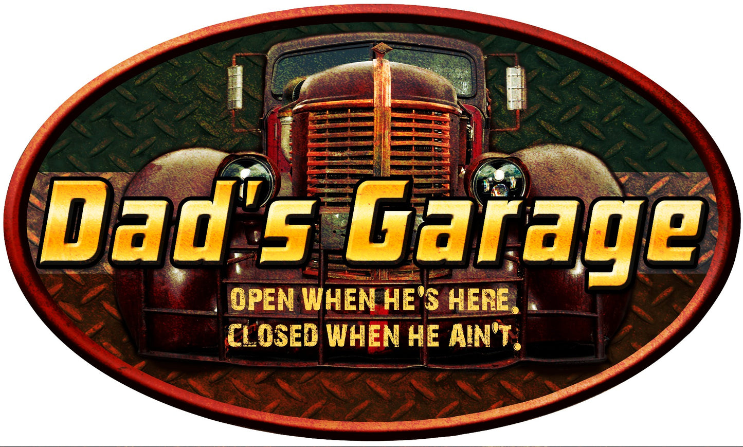 Dad's Garage Vintage Sign