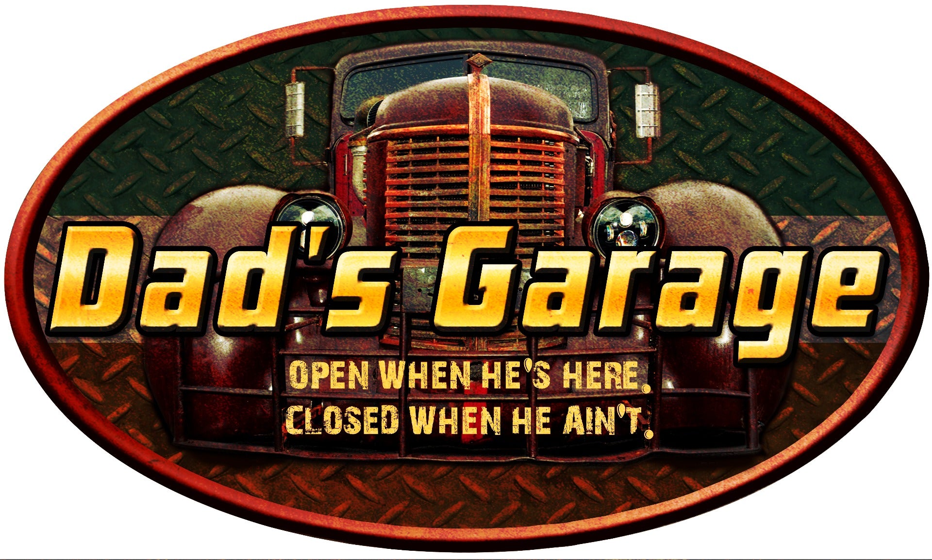 Dad's Garage Vintage Sign