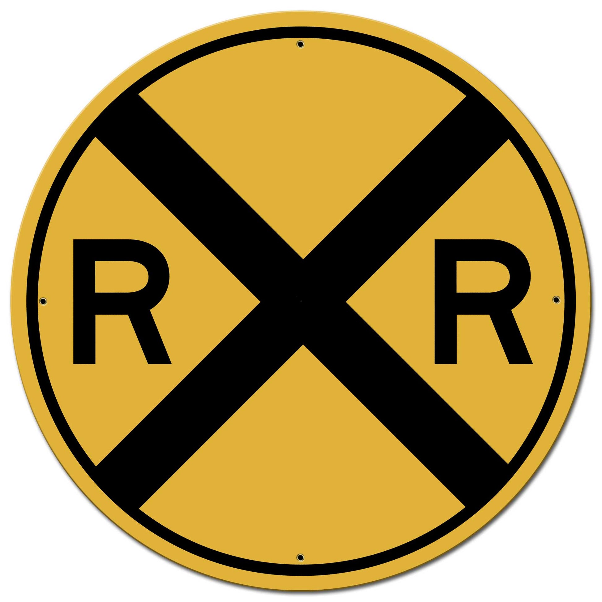 Railroad Crossing 28 x 28 Round