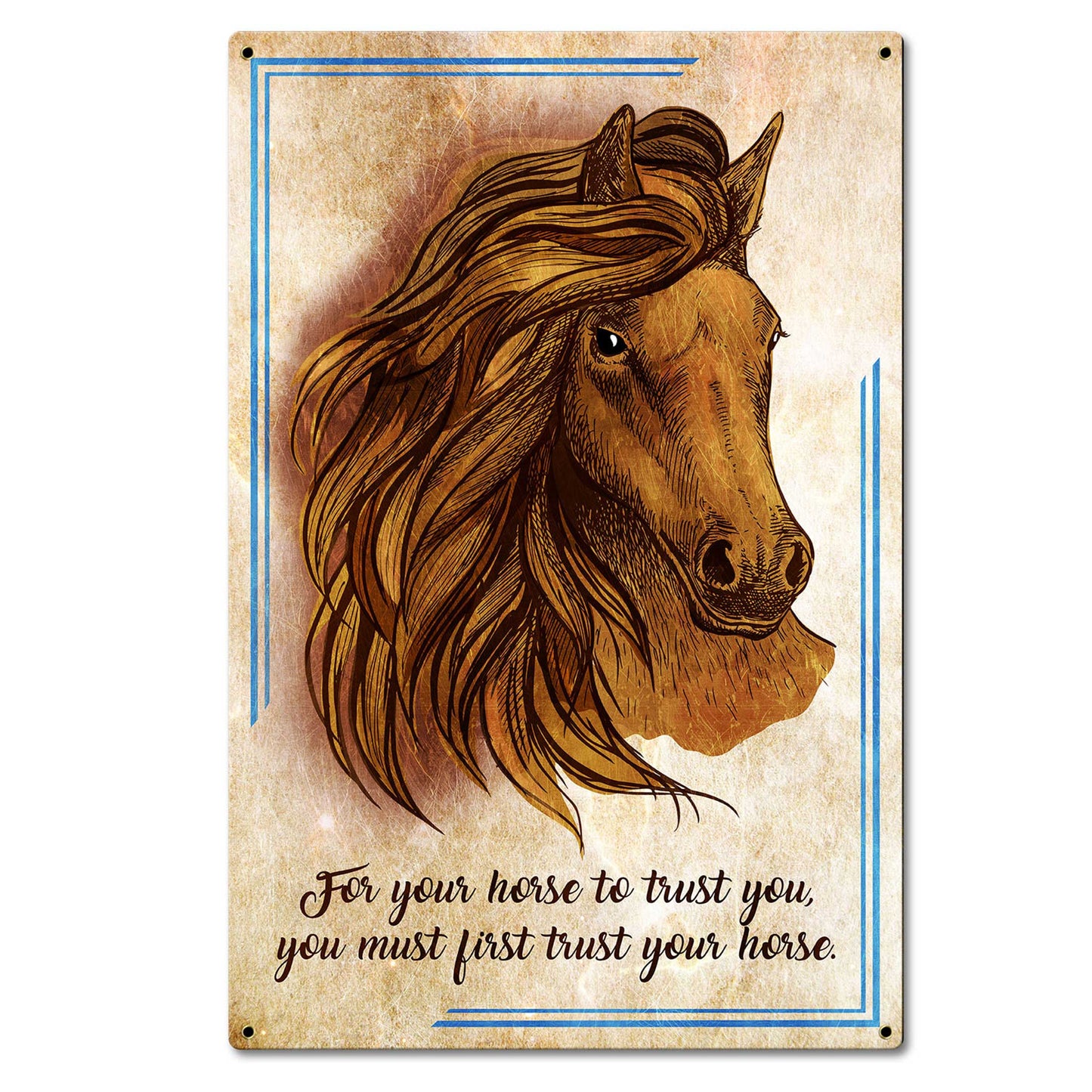 Horse Trust 16 x 24 Satin