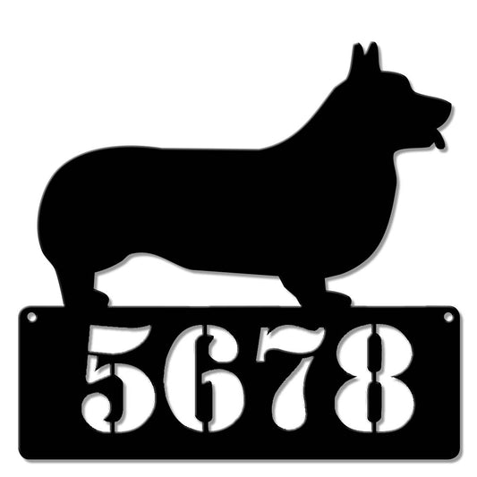 Corgi Pembroke Address  Sign - Personalized
