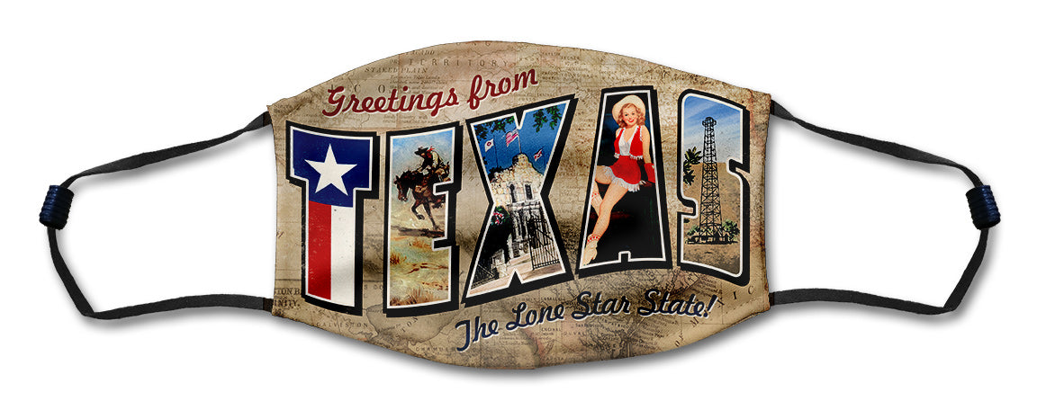 Texas Greetings Mask