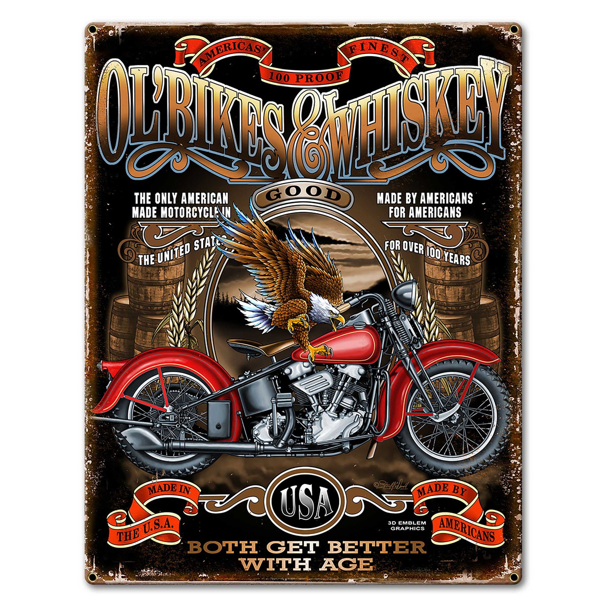 Ol Bikes 6 18 x 24 Custom Shape