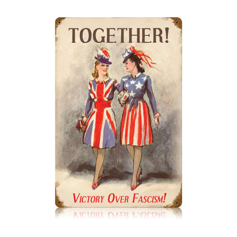 Sisters In Arms Vintage Sign