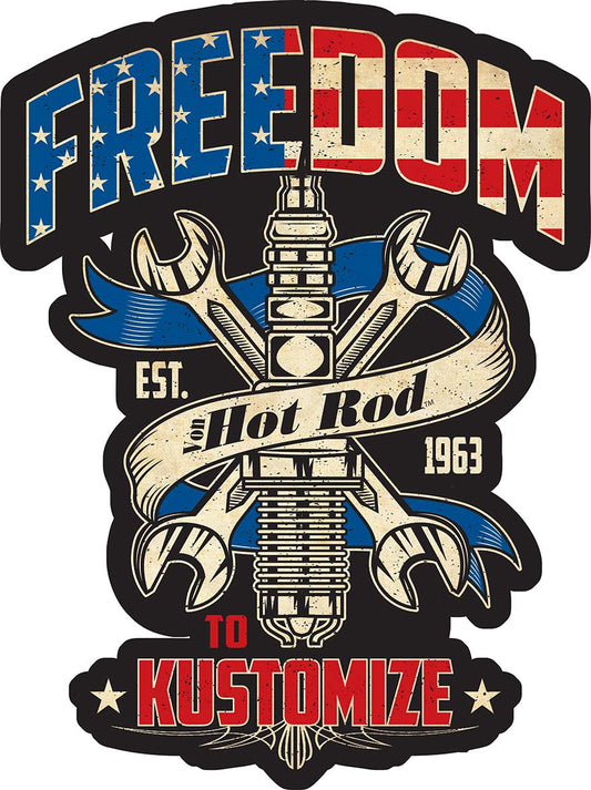 Freedom 12 X 16 vintage metal sign