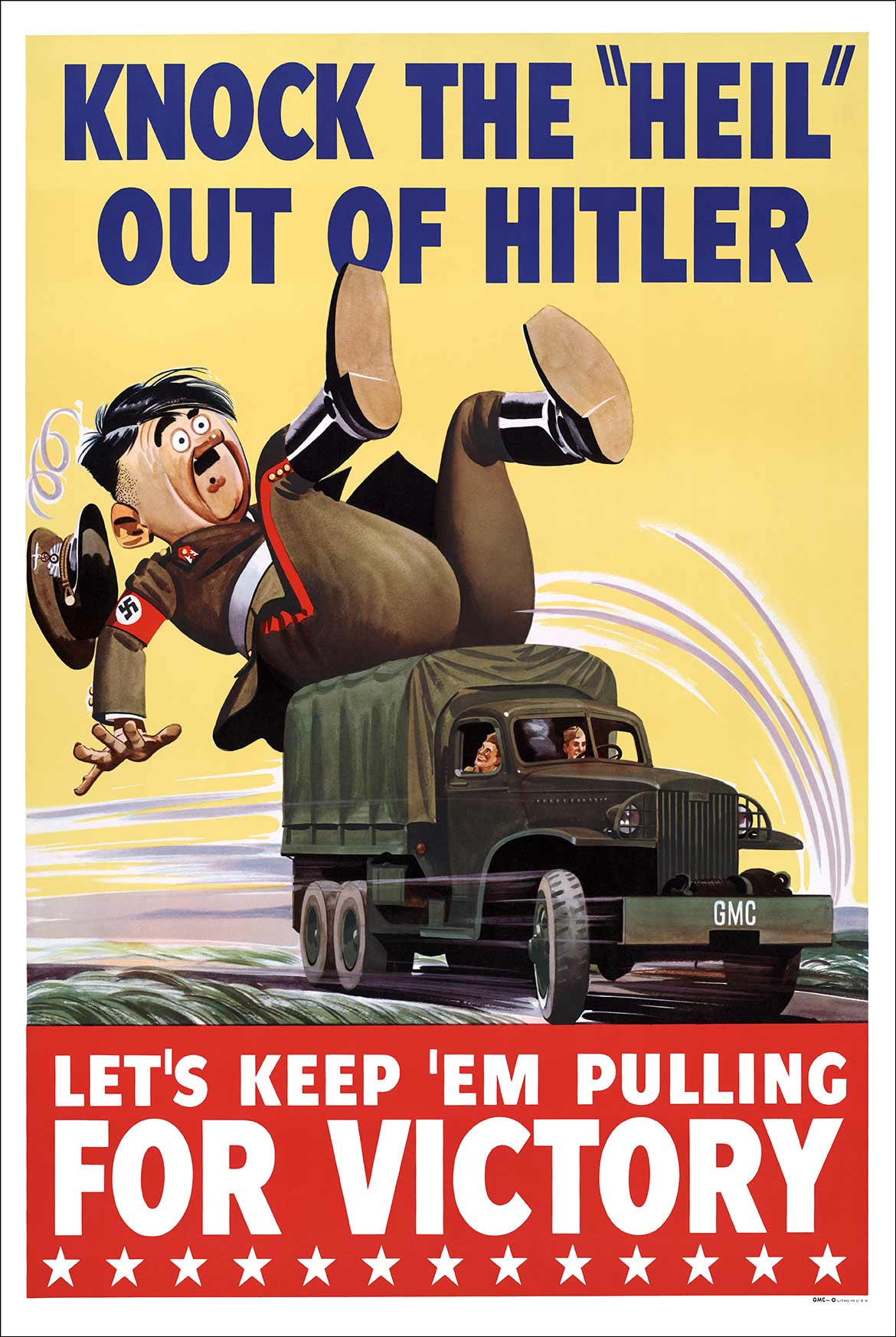 Knock The Heil Vintage Metal Sign