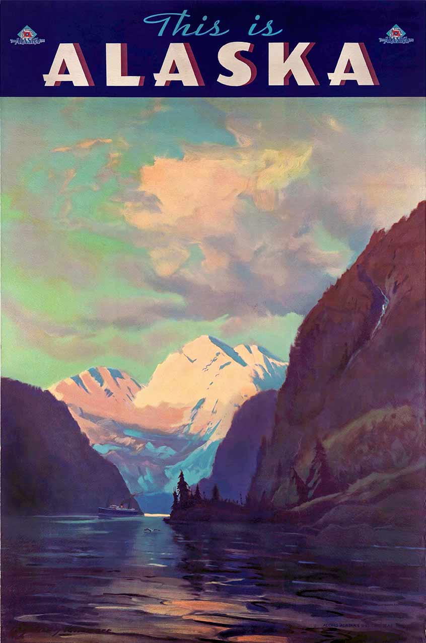 This Is Alaska Vintage Metal Sign