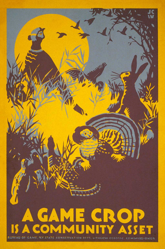 Game Crop Vintage Metal Sign