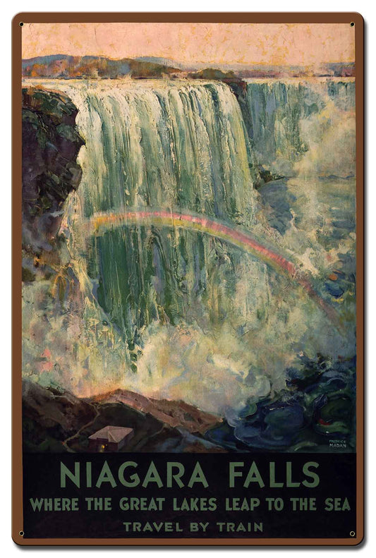 Niagara Falls 16 X 24 vintage metal sign