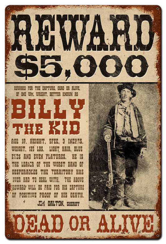 Wanted Billy The Kid