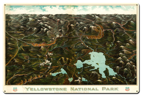 Yellowstone National Vintage Sign