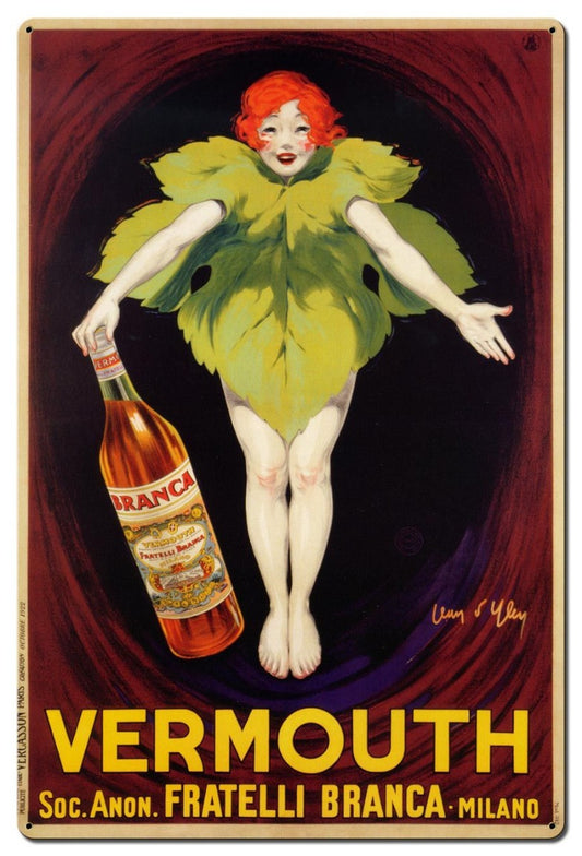 Vermouth Fratelli Branca Vintage Sign