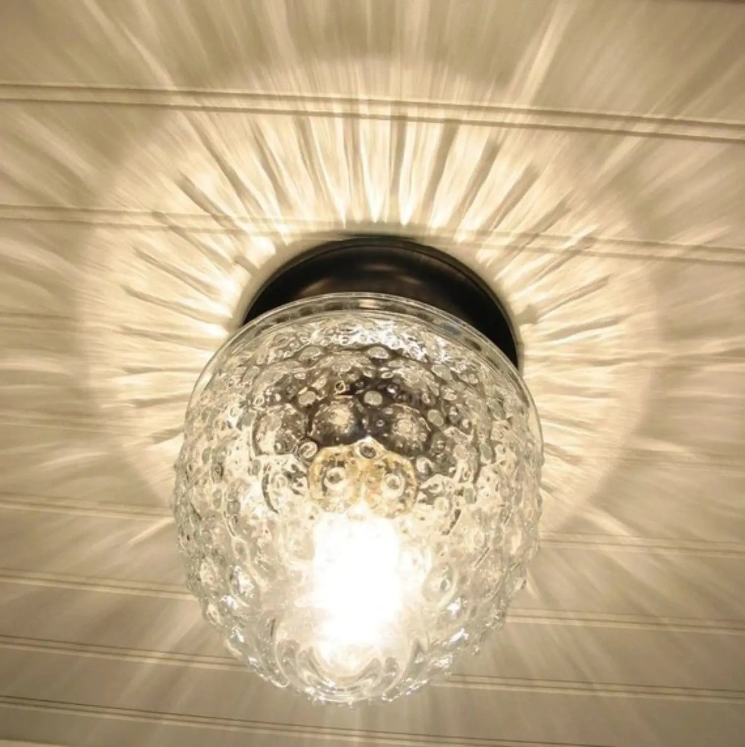 Acorn Glass Flush Mount CEILING LIGHT