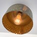 Verde Green and Copper Metal Dome Ceiling Light