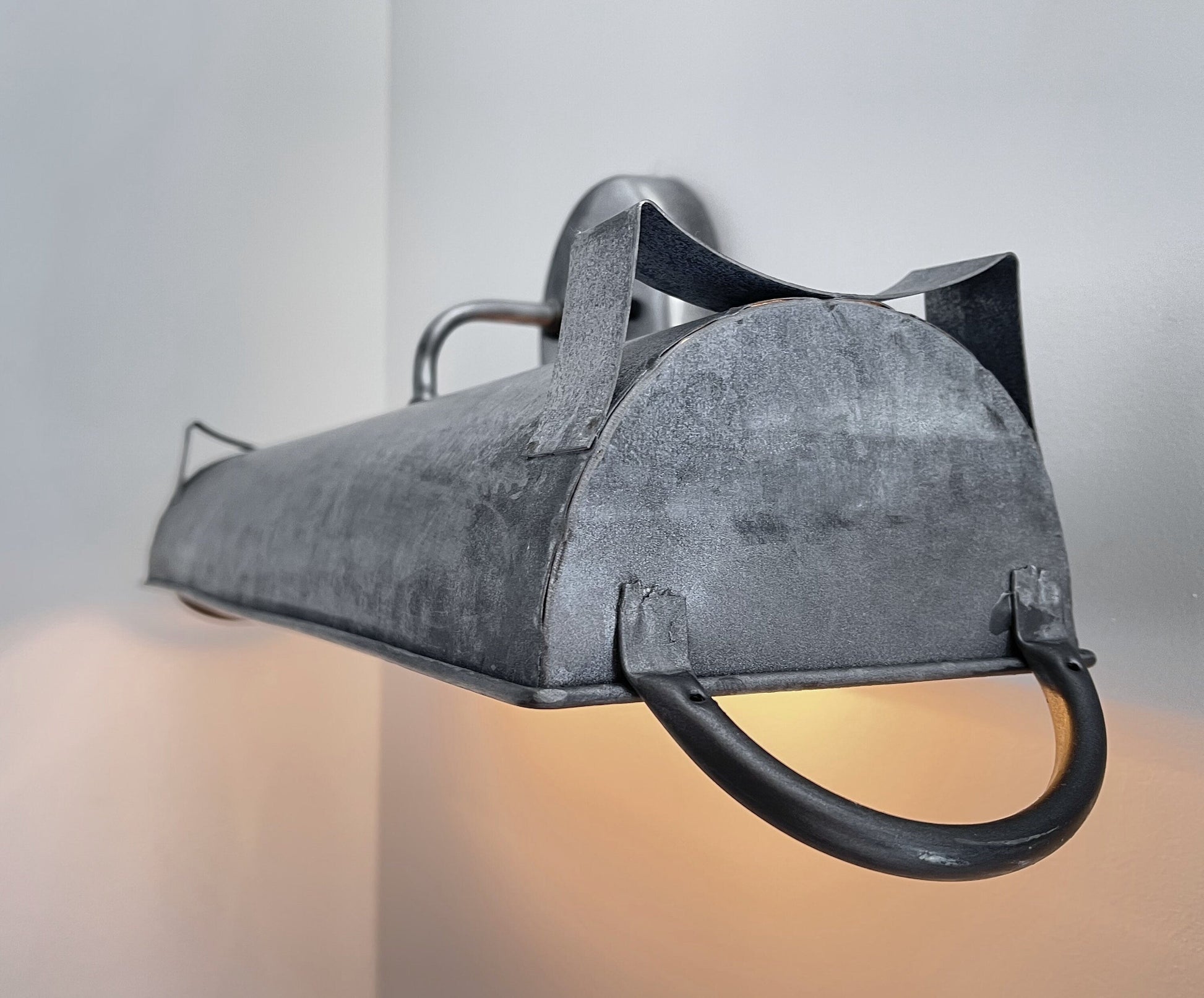 Galvanized Farmhouse Dome Wall Vanity Bathroom Light Fixture (3 sizes)