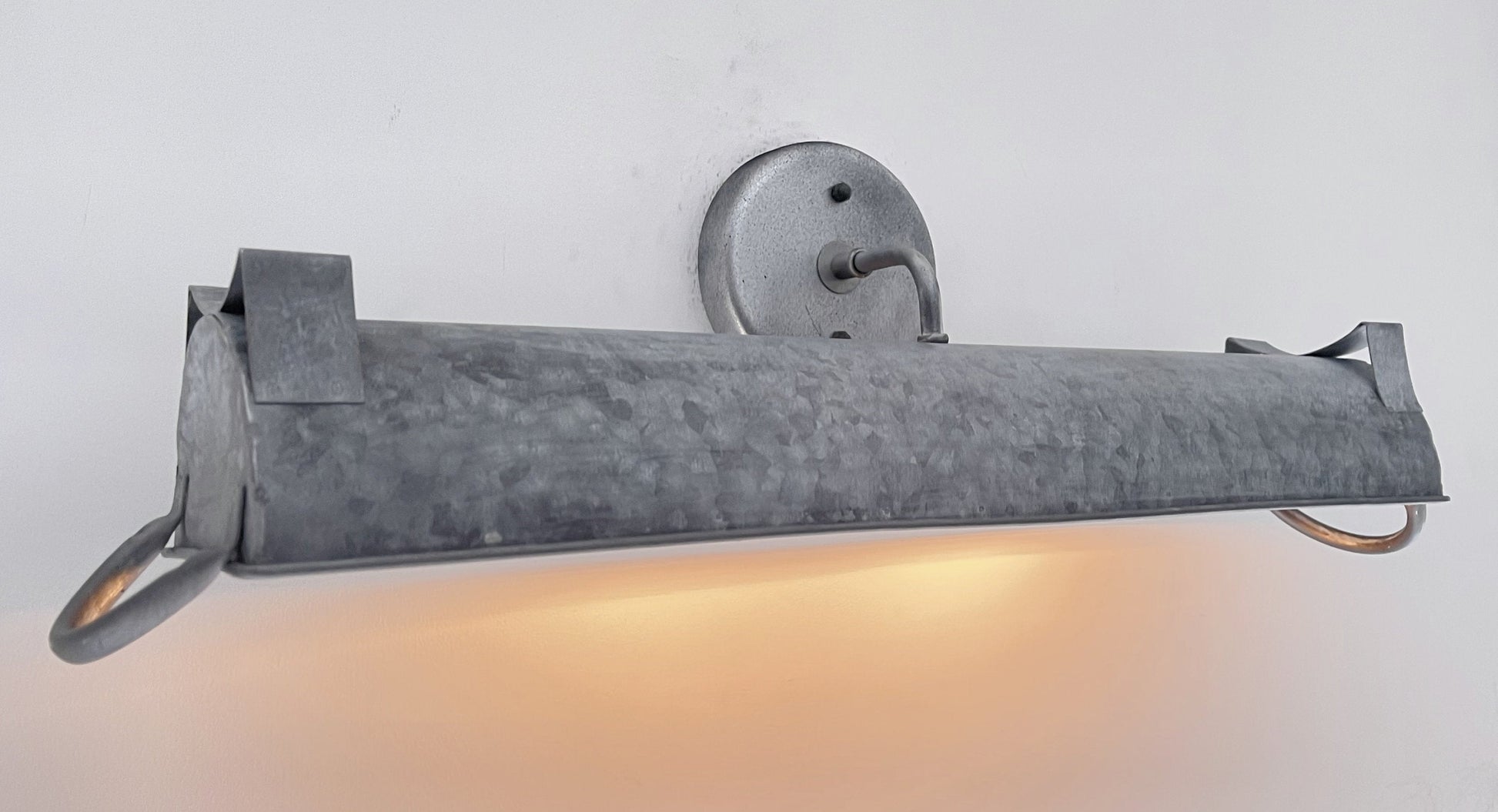 Galvanized Farmhouse Dome Wall Vanity Bathroom Light Fixture (3 sizes)