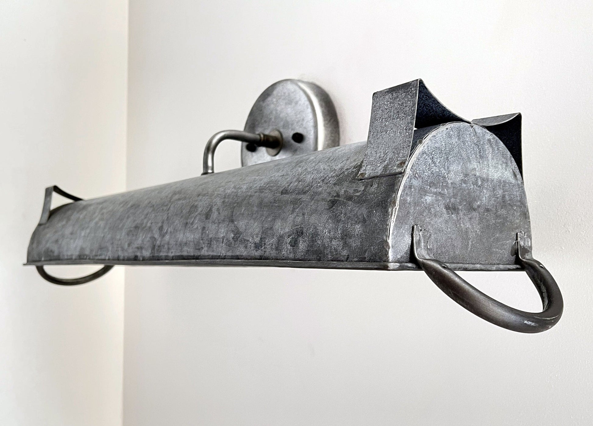 Galvanized Farmhouse Dome Wall Vanity Bathroom Light Fixture (3 sizes)