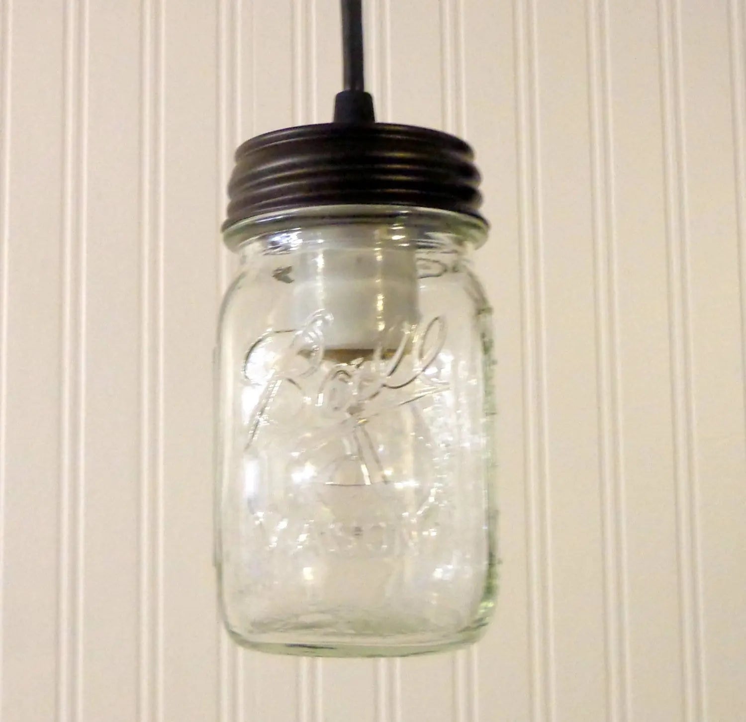 Mason Jar Pendant Light - Pint