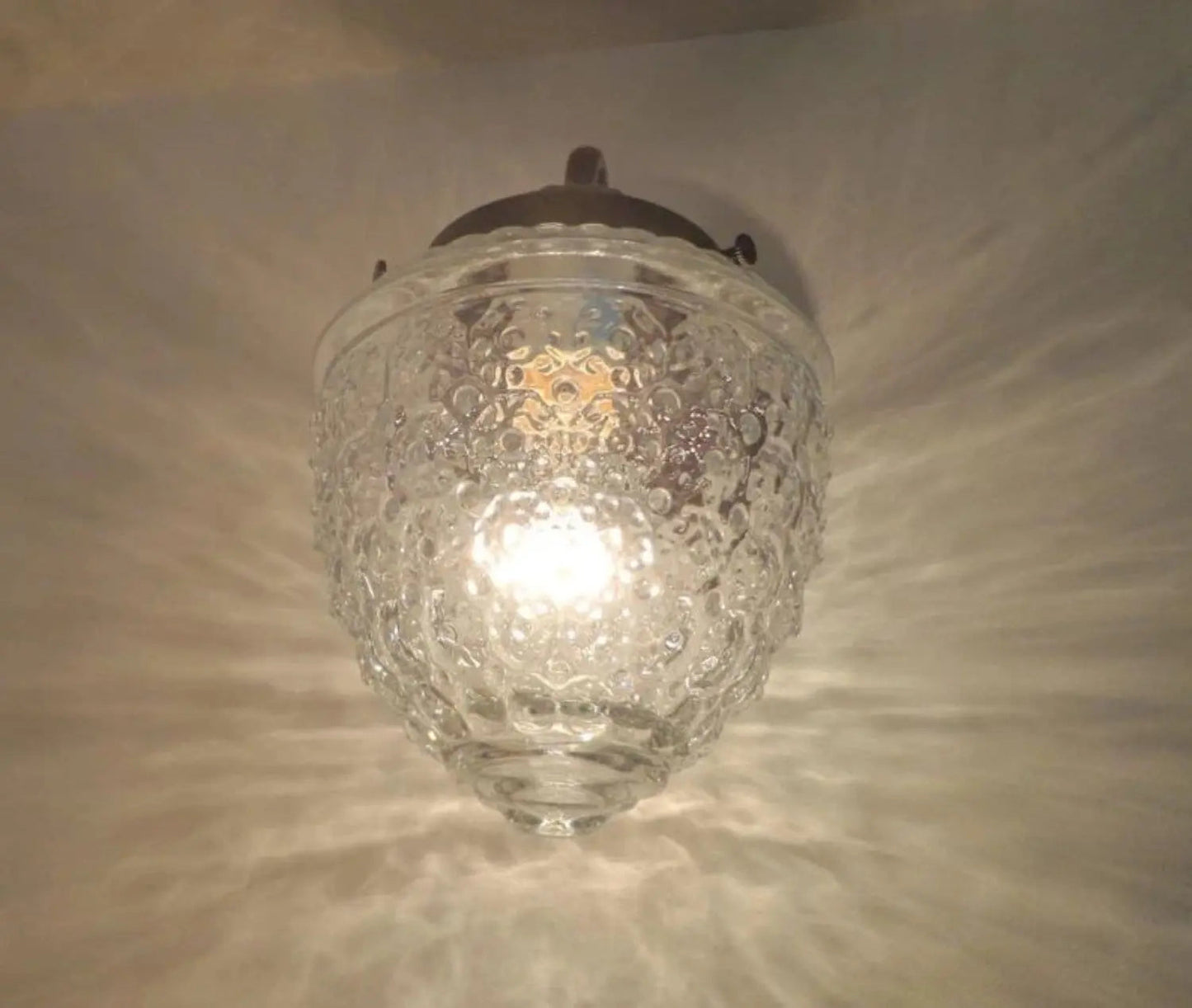 Acorn Glass Wall Sconce Light Fixture