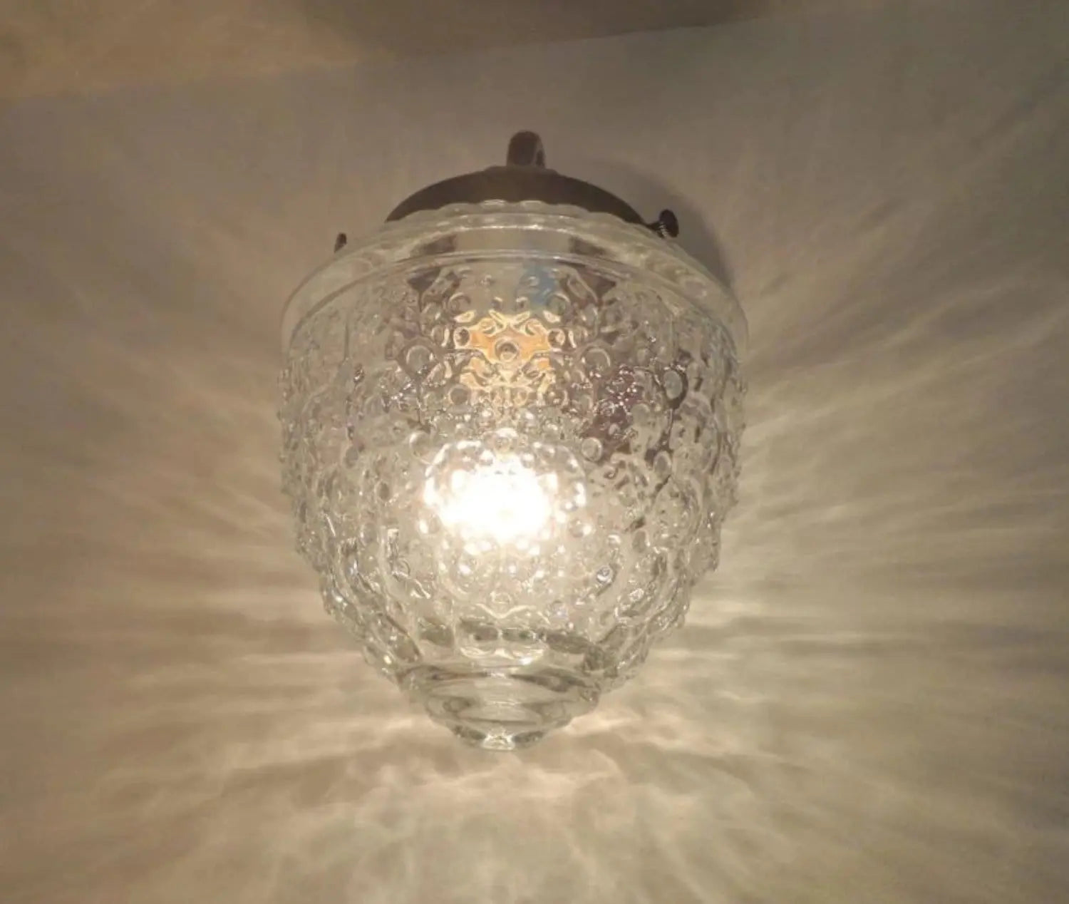 Acorn Glass Wall Sconce Light Fixture