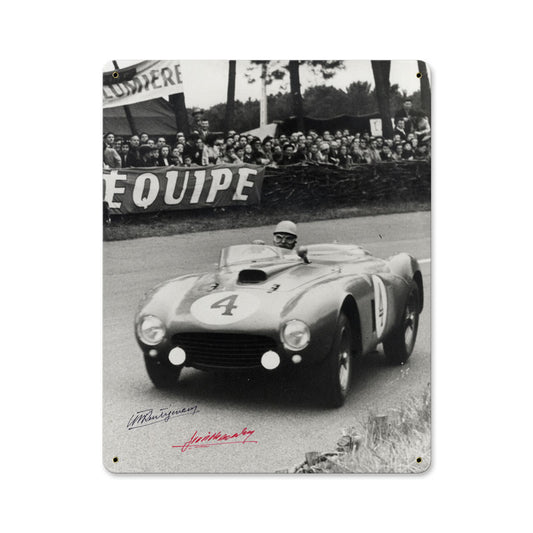Le Mans, Automotive, Metal Sign, 15 X 12 Inches