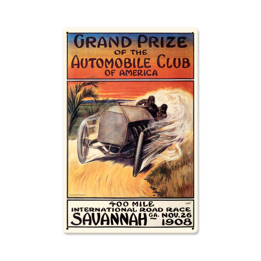 Original Savannah, Automotive, Metal Sign, 12 X 18 Inches