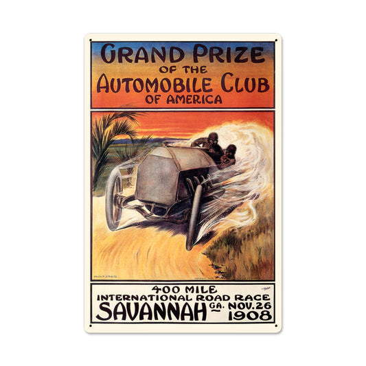 Original Savannah, Automotive, Metal Sign, 24 X 16 Inches