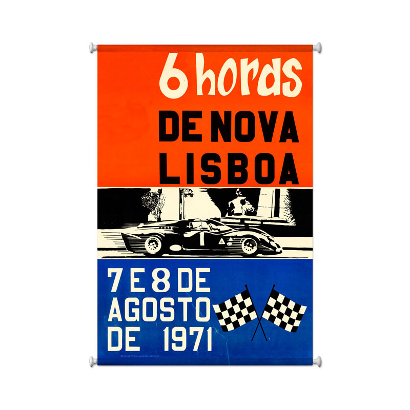 Lisboa, Automotive, Giclee Printed Canvas, 25 X 38 Inches