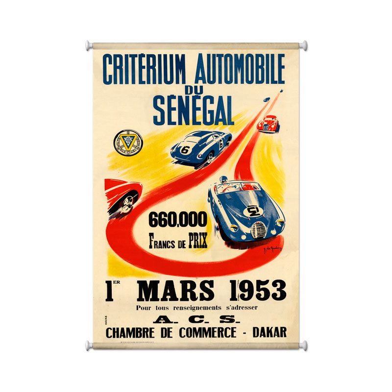 Senegal, Automotive, Giclee Printed Canvas, 25 X 36 Inches