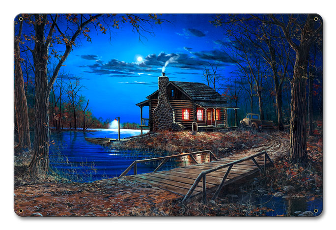 End Of The Road, Featured Artists/Jim Hansel Art, Satin, 18 X 12 Inches