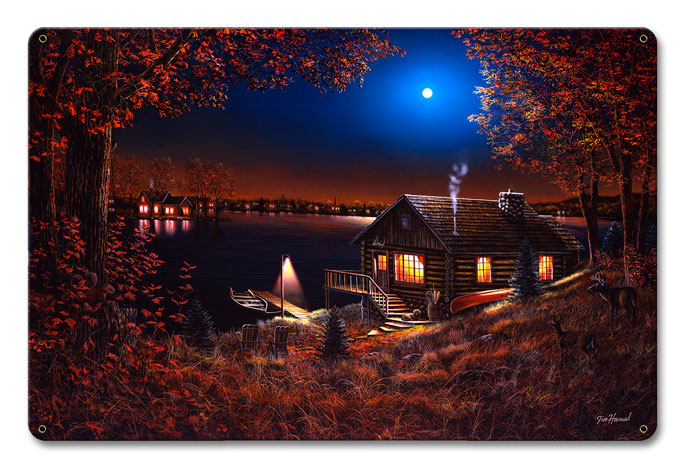 Evening Serenity, Featured Artists/Jim Hansel Art, Satin, 18 X 12 Inches