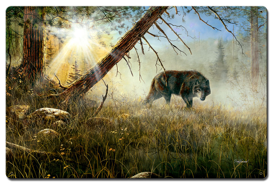 Eyes In The Mist, Featured Artists/Jim Hansel Art, Satin, 24 X 16 Inches