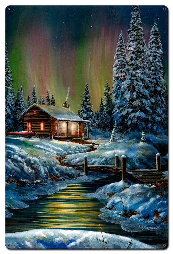 Fire And Ice, Featured Artists/Jim Hansel Art, Satin, 24 X 36 Inches