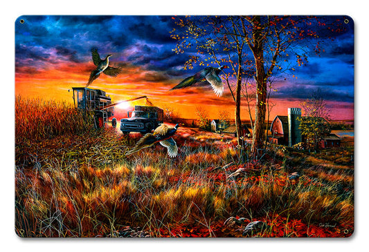 Harvest Ringnecks, Featured Artists/Jim Hansel Art, Satin, 18 X 12 Inches