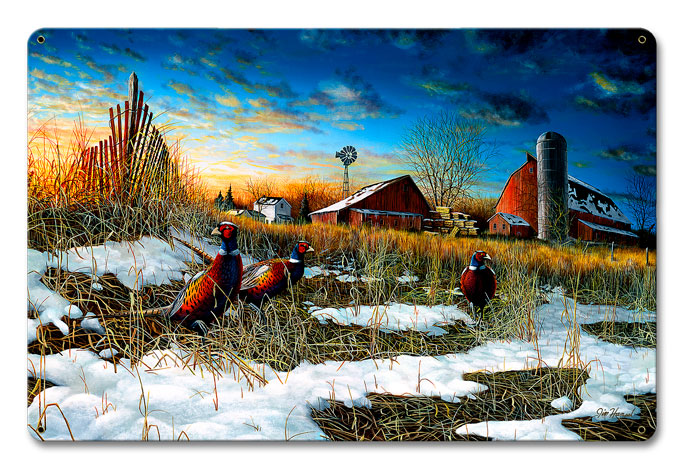 Harvest Rooster, Featured Artists/Jim Hansel Art, Satin, 18 X 12 Inches