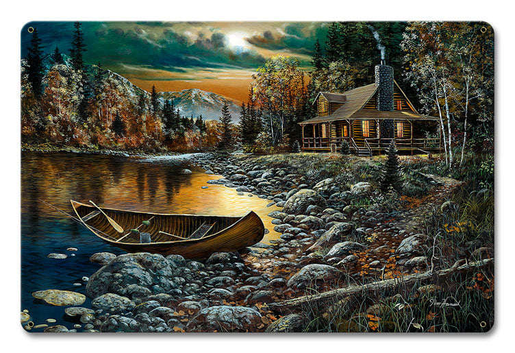High Country Retreat, Featured Artists/Jim Hansel Art, Satin, 18 X 12 Inches