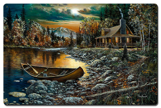 High Country Retreat, Featured Artists/Jim Hansel Art, Satin, 16 X 24 Inches