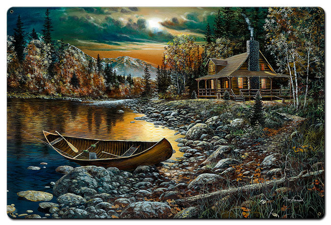 High Country Retreat, Featured Artists/Jim Hansel Art, Satin, 36 X 24 Inches