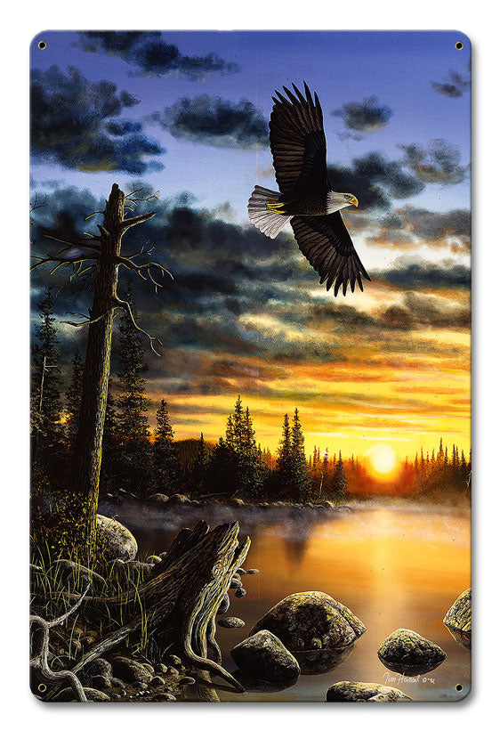 Eagle Kings Domain, Featured Artists/Jim Hansel Art, Satin, 12 X 18 Inches