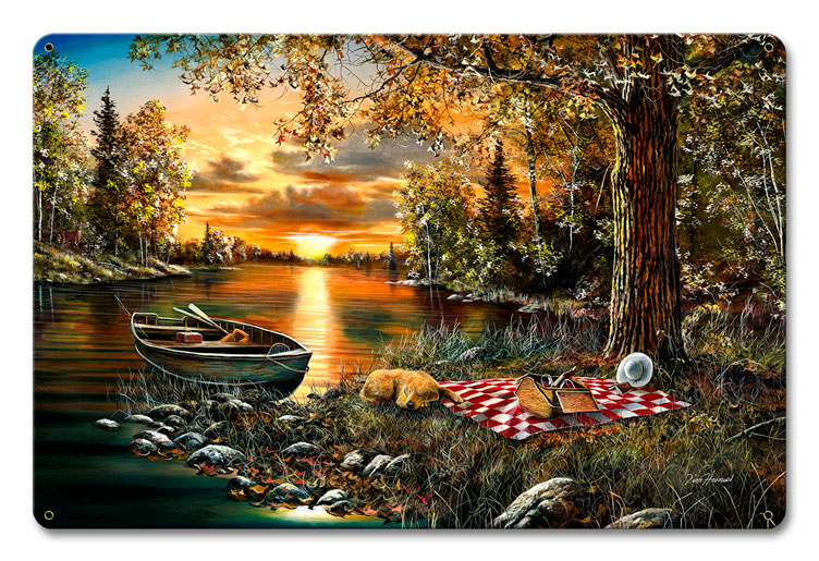 Lakeside Rendezvous, Featured Artists/Jim Hansel Art, Satin, 18 X 12 Inches