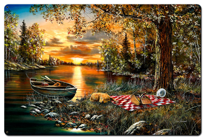 Lakeside Rendezvous, Featured Artists/Jim Hansel Art, Satin, 36 X 24 Inches