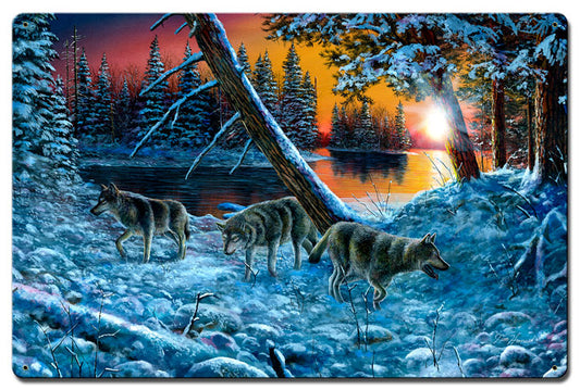 On The Prowl, Featured Artists/Jim Hansel Art, Satin, 15 X 24 Inches