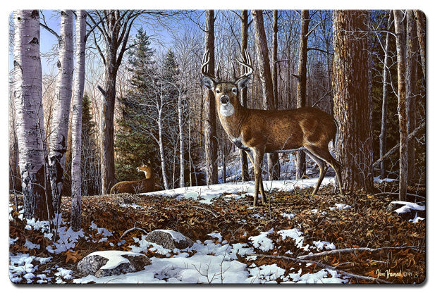 North Ridge Whitetails, Featured Artists/Jim Hansel Art, Satin, 16 X 24 Inches